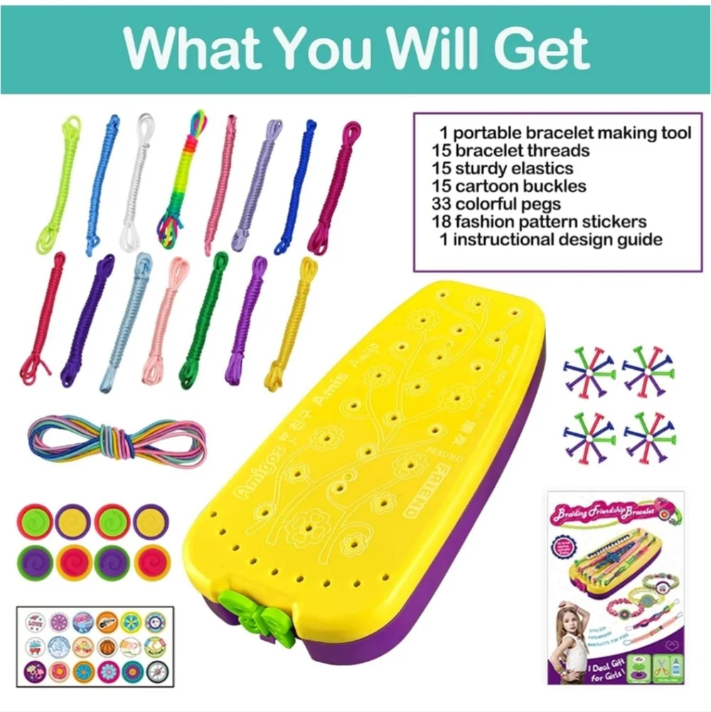 Friendship Bracelet Making Kit Toys